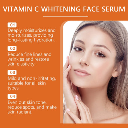 SUVETTE vitamin c serum benefits infographic
