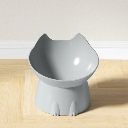 Elevated Anti-Tip Cat Feeding Bowl