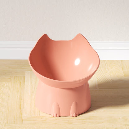 Elevated Anti-Tip Cat Feeding Bowl