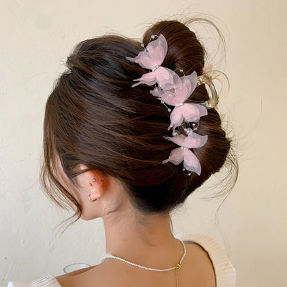 Butterfly Hair Shark Clip