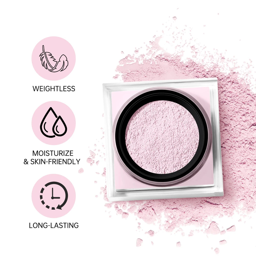 SUVETTE Pink Loose Setting Powder Product Benefits View