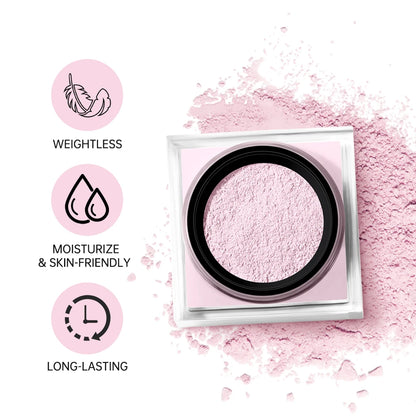 SUVETTE Pink Loose Setting Powder Product Benefits View