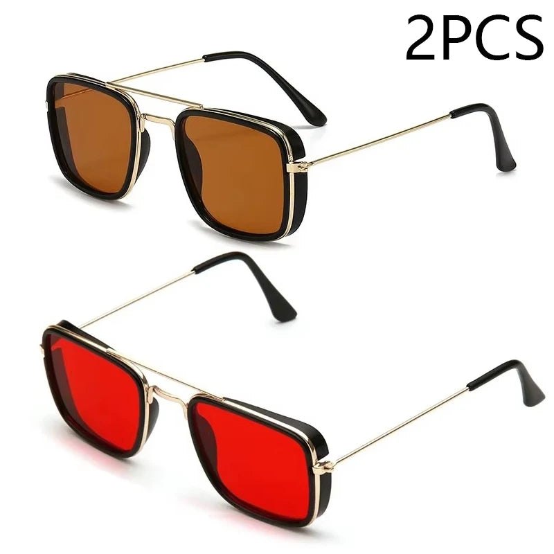Retro Square UV Protection Sunglasses
