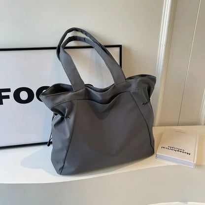 Large Drawstring Tote Bag for Women