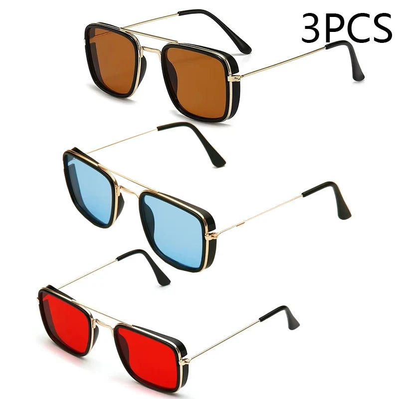Retro Square UV Protection Sunglasses