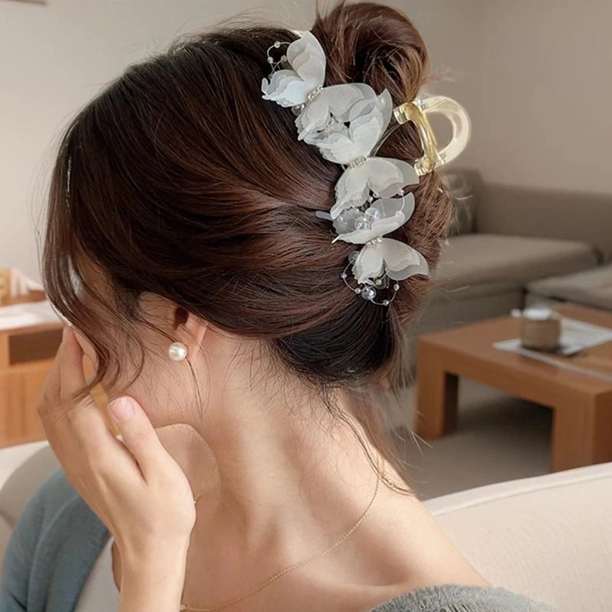 Butterfly Hair Shark Clip