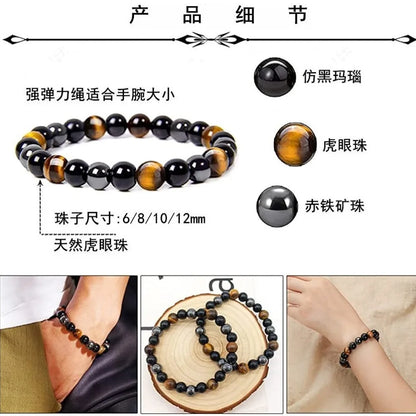 SUVETTE Triple Protection Tiger Eye Bracelet Detail Guide