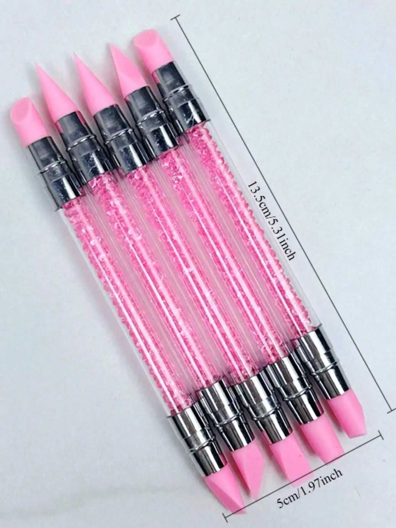 SUVETTE pink nail art carving pen set dimensions