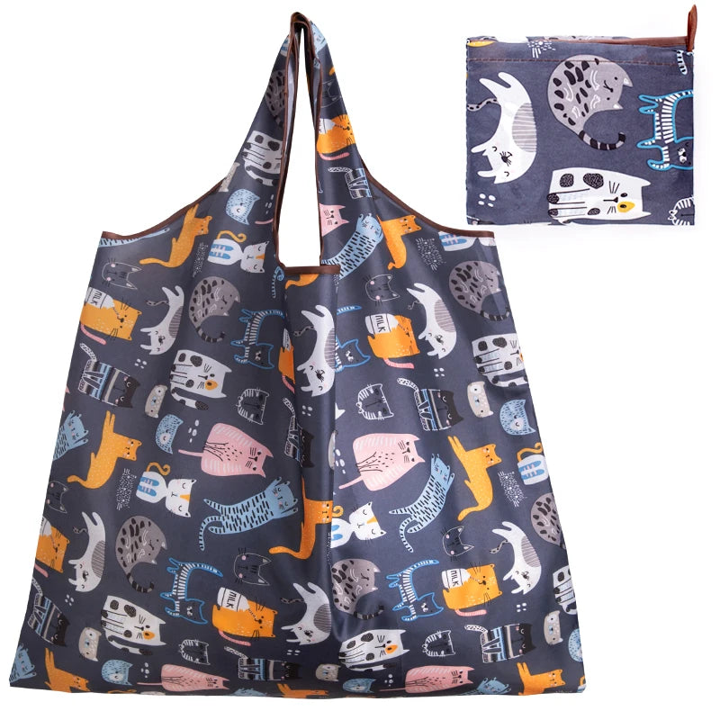 Foldable Reusable Tote Shopping Bag