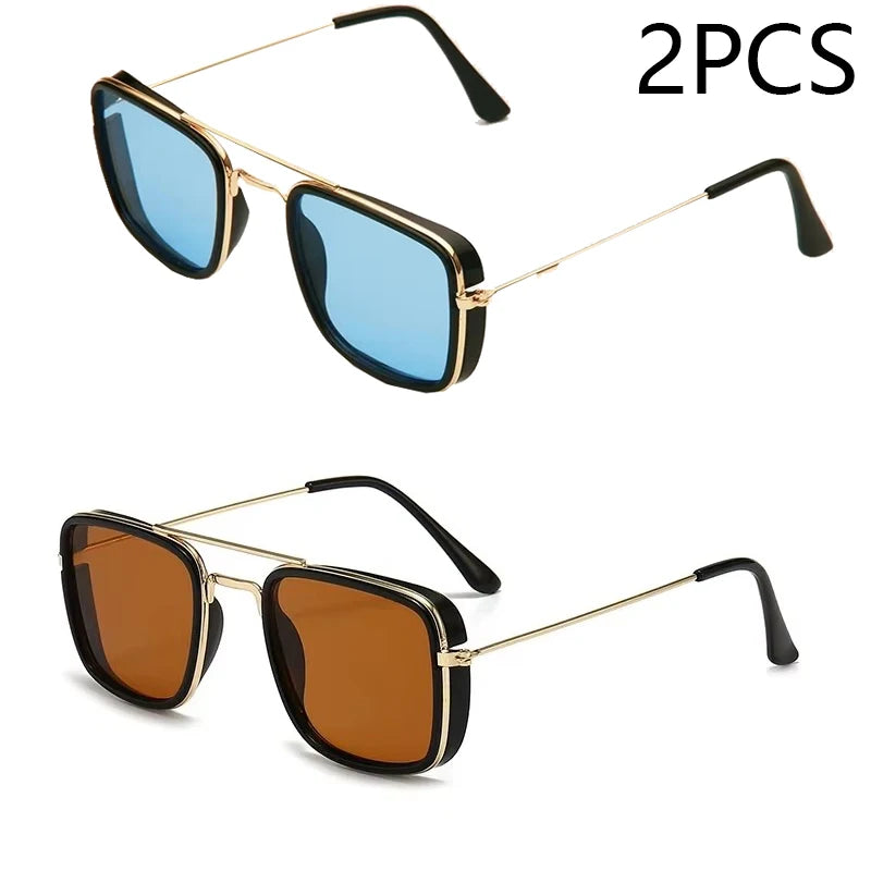 Retro Square UV Protection Sunglasses