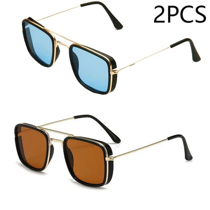 Retro Square UV Protection Sunglasses