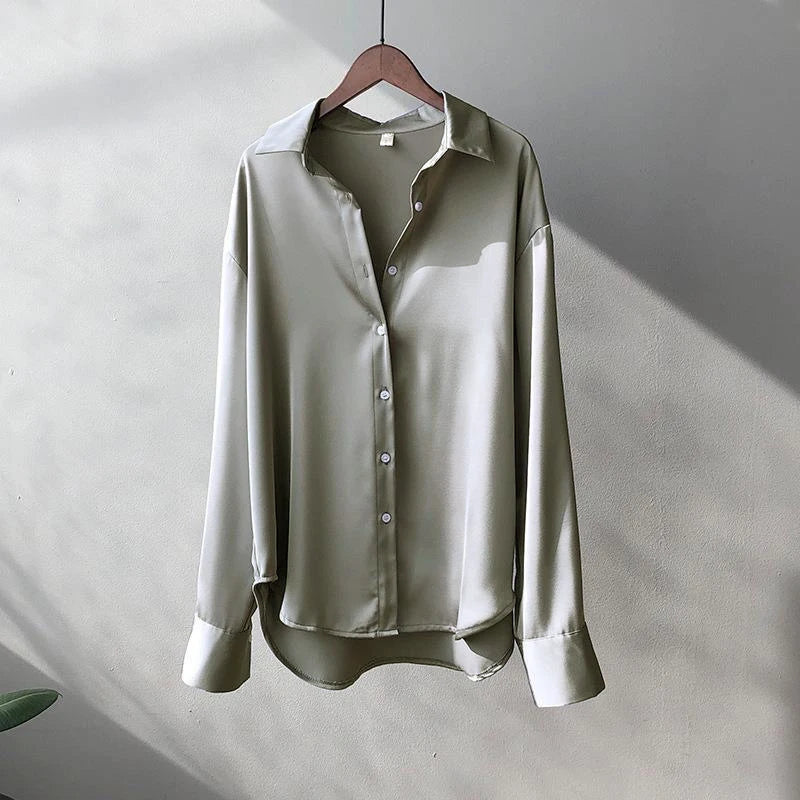 Women's Korean Knit Cardigan Shirt