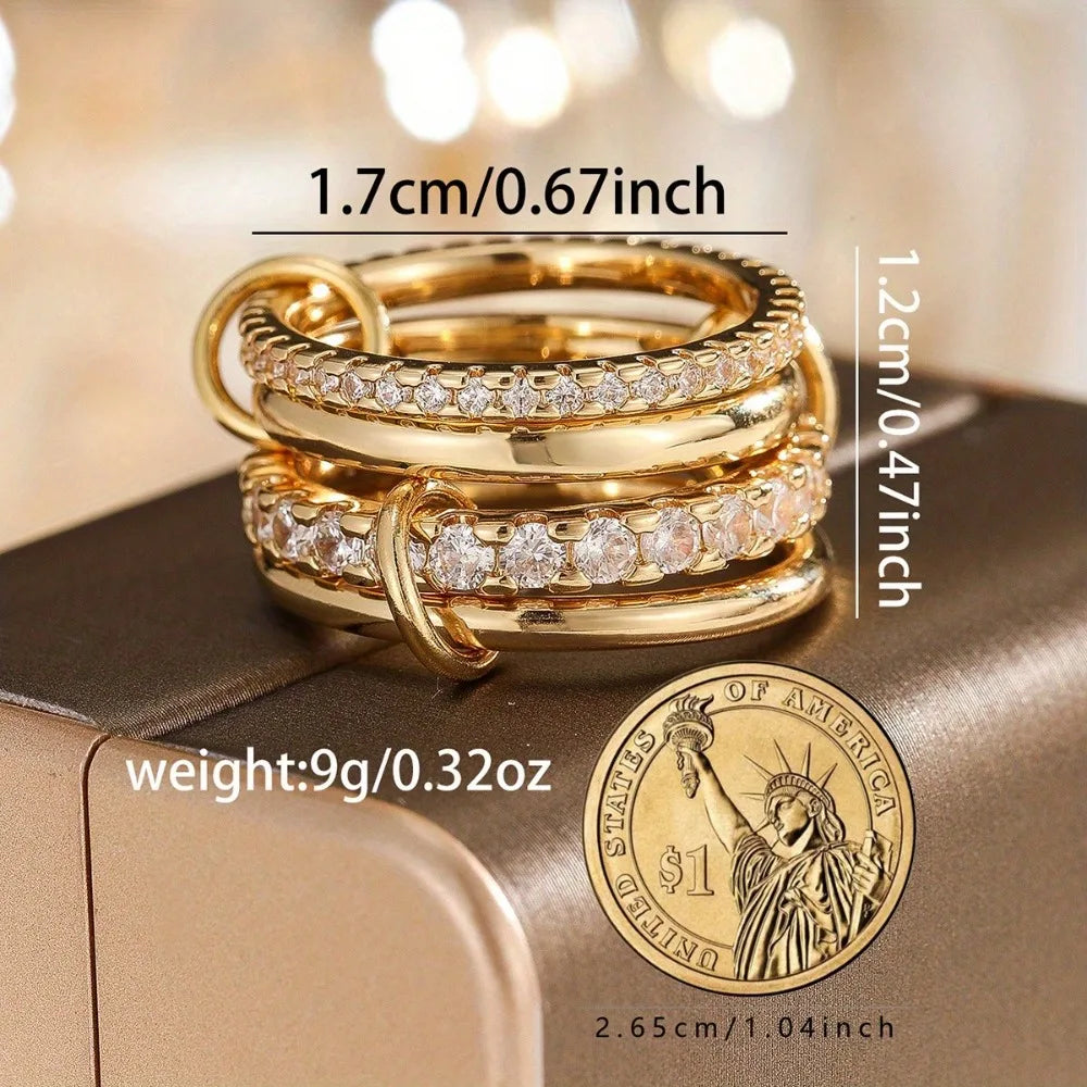 SUVETTE stackable ring dimensions and weight guide