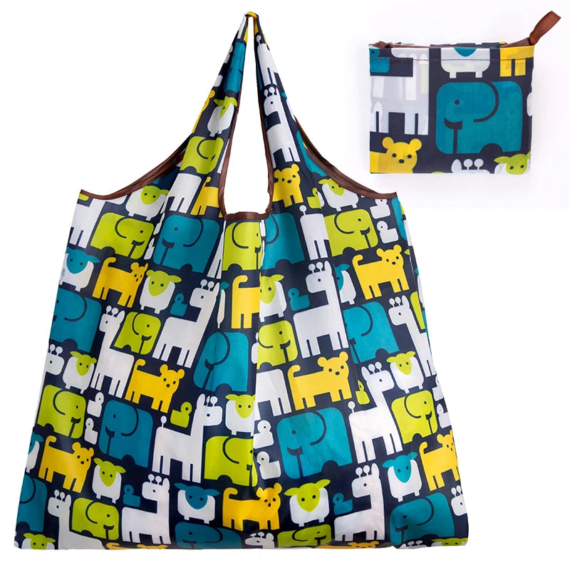 Foldable Reusable Tote Shopping Bag