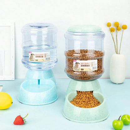 SUVETTE Automatic Pet Water Dispenser & Food Feeder Set
