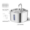 2.2L Stainless Steel Automatic Cat Water Fountain