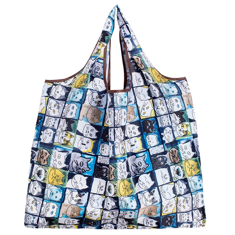 Foldable Reusable Tote Shopping Bag