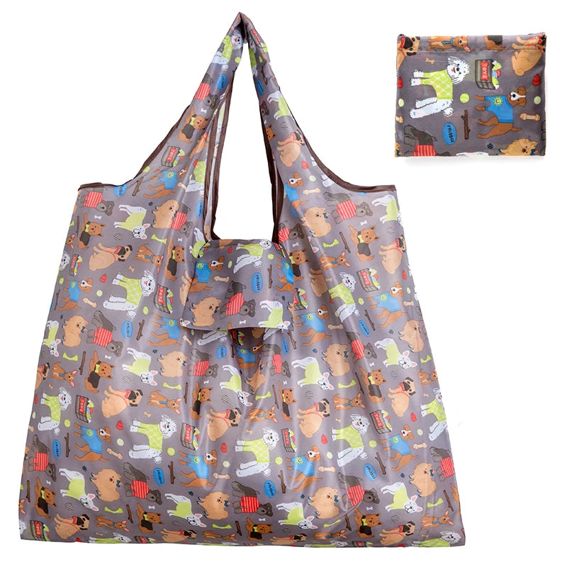 Foldable Reusable Tote Shopping Bag