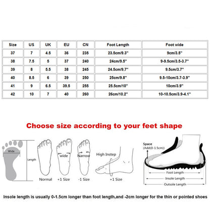 SUVETTE sandals size guide and chart