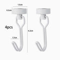 360° Rotating Magnetic Hooks (5KG Heavy Duty)