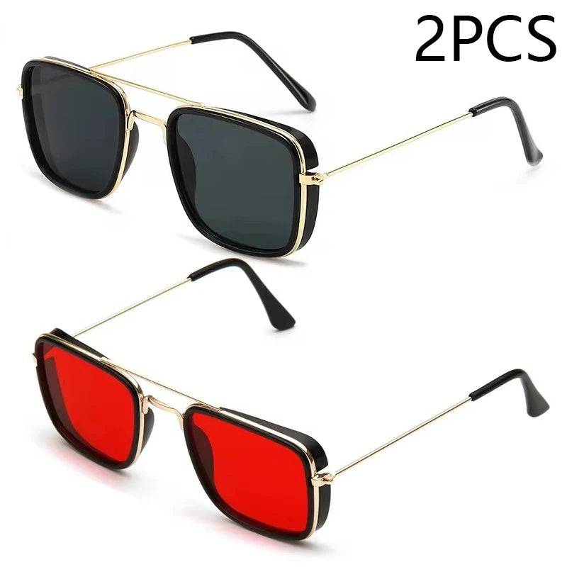 Retro Square UV Protection Sunglasses