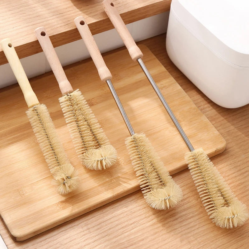 SUVETTE Wooden Long Handle Bottle Cleaning Brush Set View