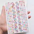 3D Face Rhinestone Stickers