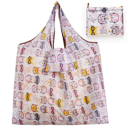 Foldable Reusable Tote Shopping Bag