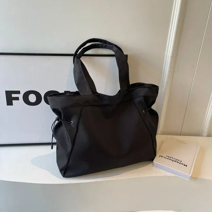 Large Drawstring Tote Bag for Women