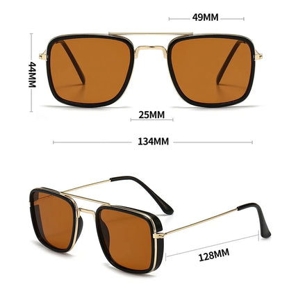 Retro Square UV Protection Sunglasses