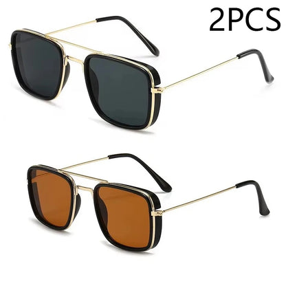 Retro Square UV Protection Sunglasses