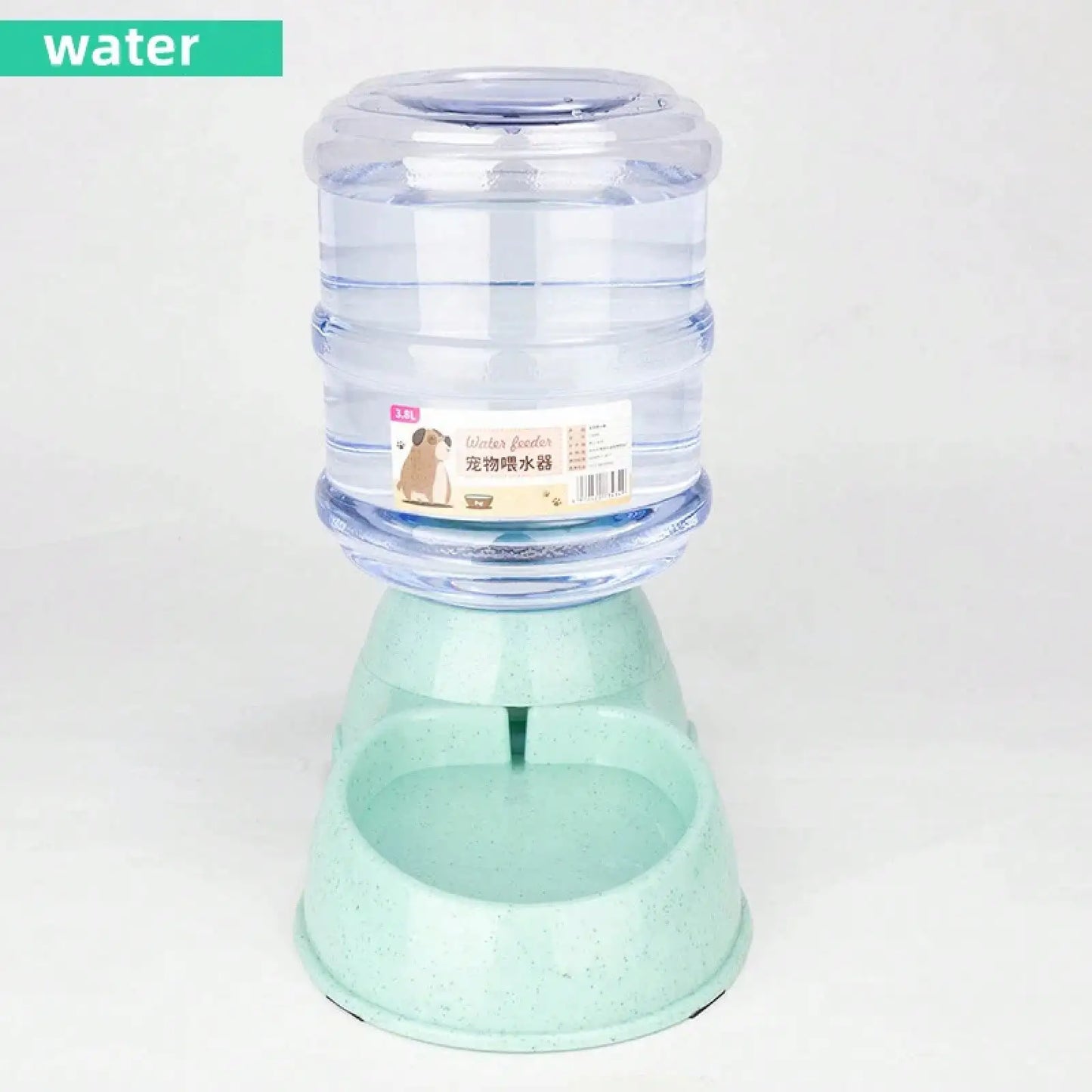 SUVETTE Green Automatic Pet Water Dispenser Bowl View