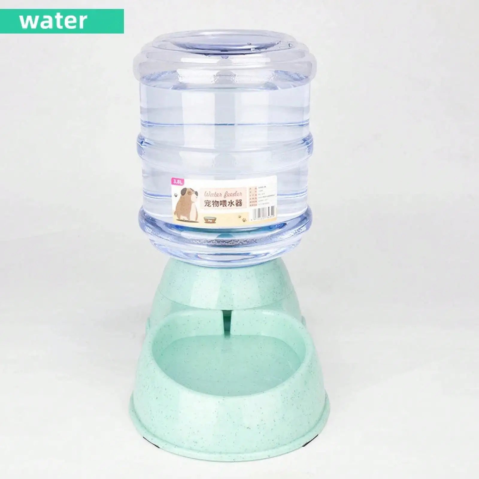 SUVETTE Green Automatic Pet Water Dispenser Bowl View