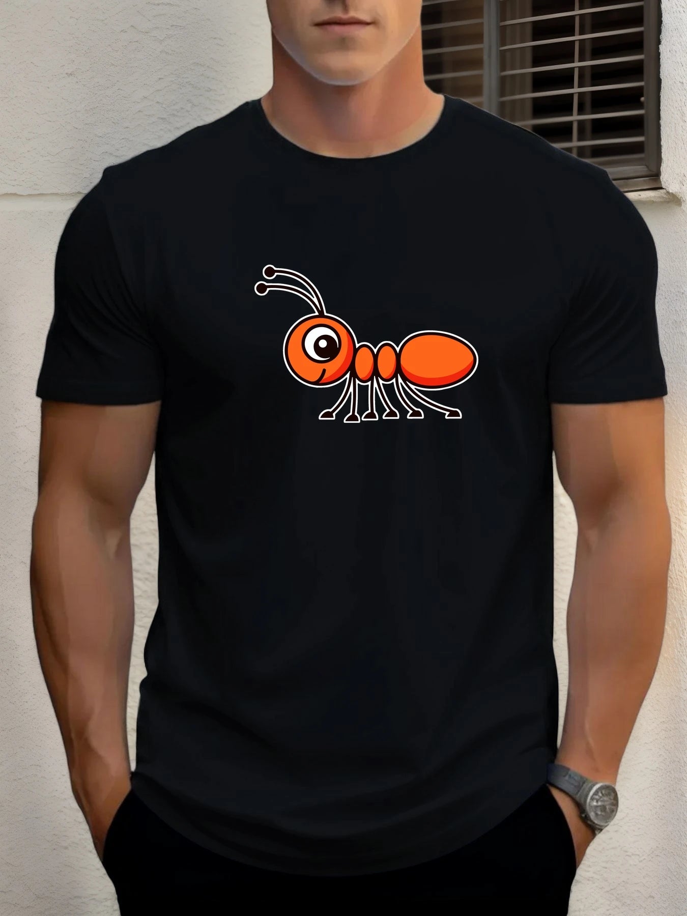 Men's 100% Cotton Graphic T-Shirt