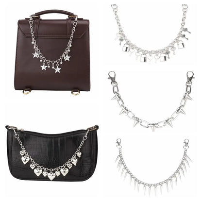 SUVETTE various silver bag chains and styles