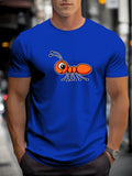 Men's 100% Cotton Graphic T-Shirt
