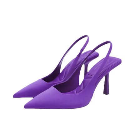 Oulylan Pointed Toe High Heel Sandals