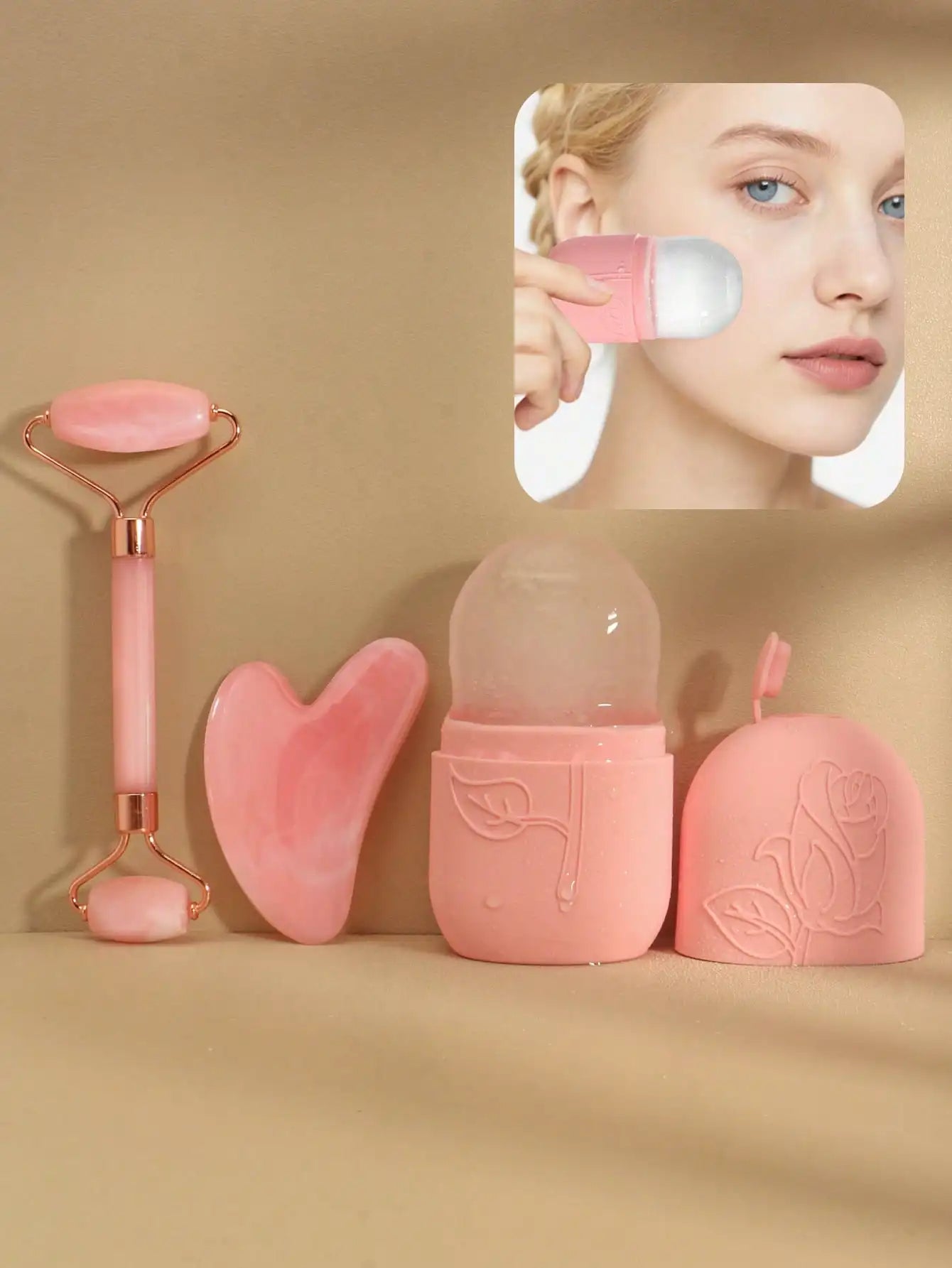 3pcs Facial Massage Beauty Tool Kit