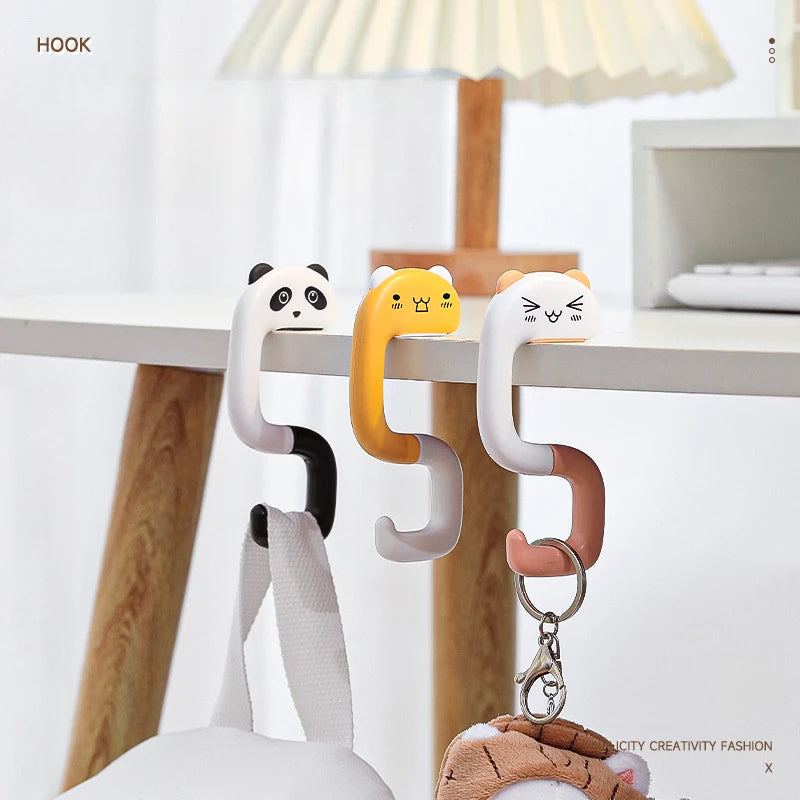 SUVETTE animal desk bag hooks in use